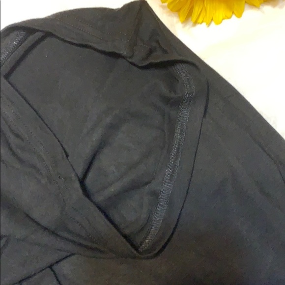 Black Deep V-neck Thin Adjustable Strap  Overlap Jumpsuit - Picture 7 of 8